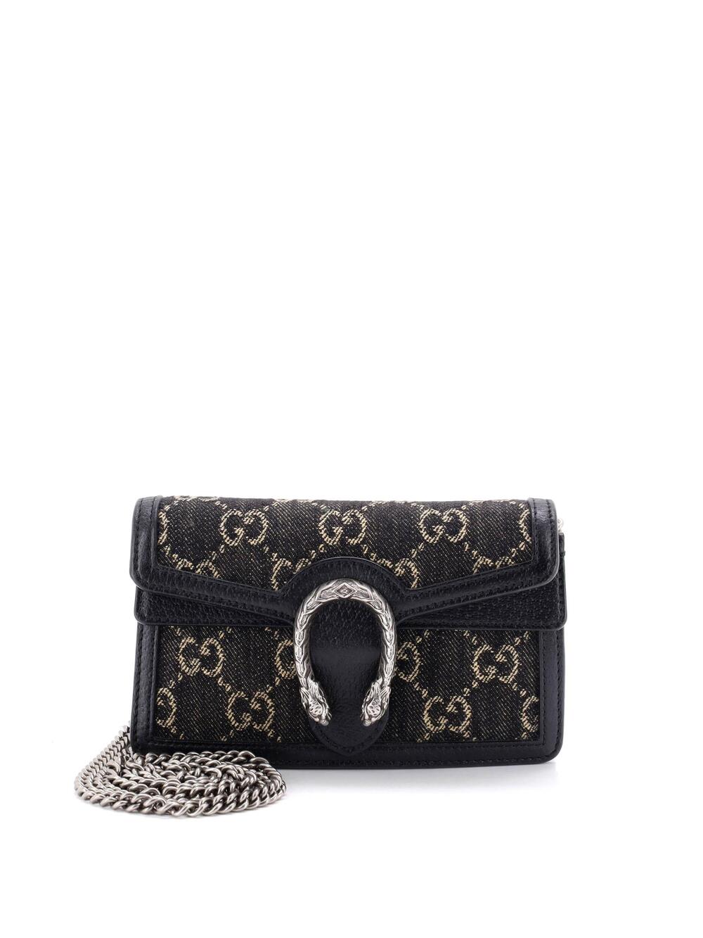 Gucci Dionysus Bag Gg Denim Super Mini #366630G11B